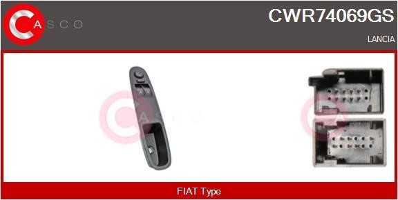 Casco CWR74069GS Power window button CWR74069GS: Buy near me in Poland at 2407.PL - Good price!