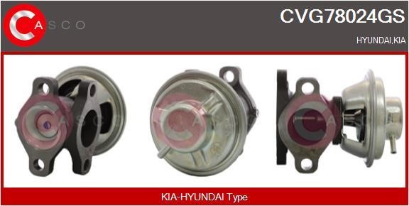 Casco CVG78024GS Клапан рециркуляції відпрацьованих газів EGR CVG78024GS: Приваблива ціна - Купити у Польщі на 2407.PL!