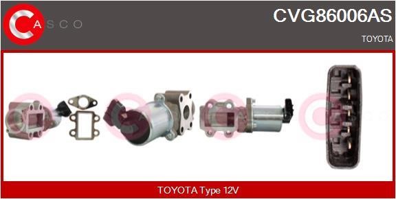 Casco CVG86006AS Клапан рециркуляции отработанных газов EGR CVG86006AS: Отличная цена - Купить в Польше на 2407.PL!
