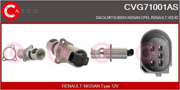 Casco CVG71001AS Клапан рециркуляции отработанных газов EGR CVG71001AS: Отличная цена - Купить в Польше на 2407.PL!