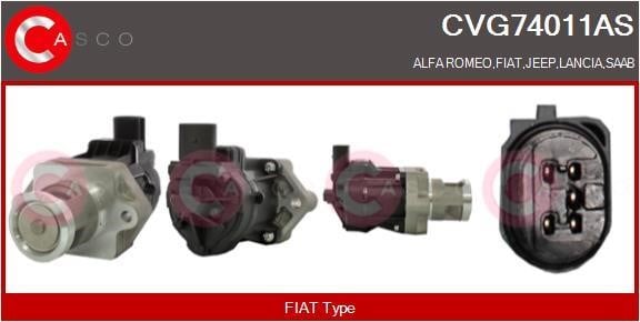 Casco CVG74011AS Клапан рециркуляції відпрацьованих газів EGR CVG74011AS: Приваблива ціна - Купити у Польщі на 2407.PL!