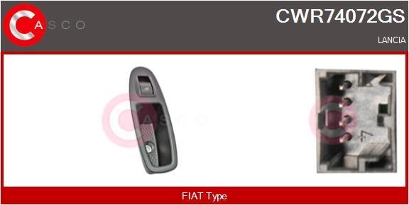 Casco CWR74072GS Power window button CWR74072GS: Buy near me in Poland at 2407.PL - Good price!