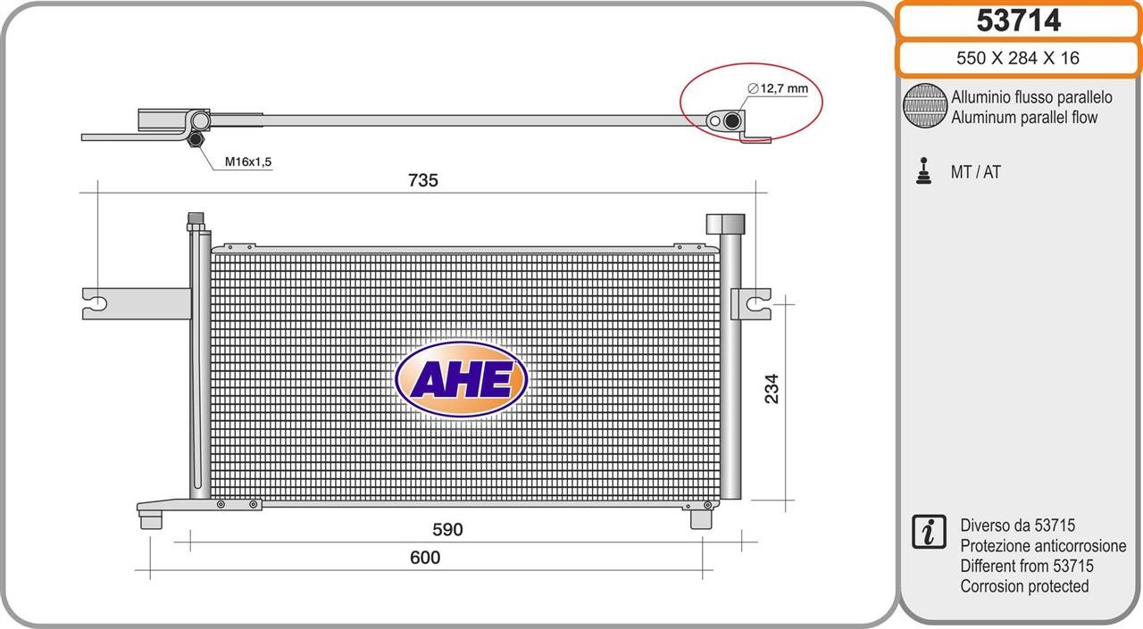 AHE 53714 Cooler Module 53714: Buy near me in Poland at 2407.PL - Good price!