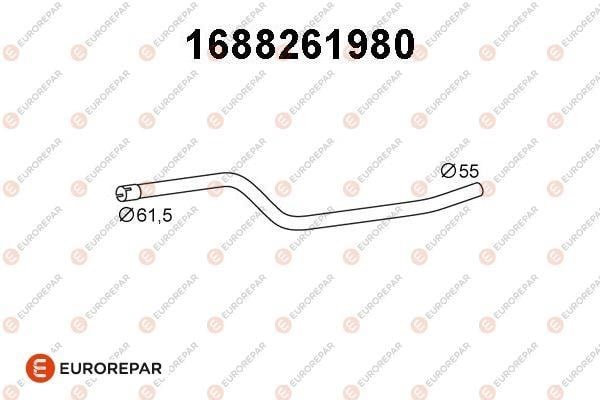 Eurorepar 1688261980 Exhaust pipe 1688261980: Buy near me at 2407.PL in Poland at an Affordable price!