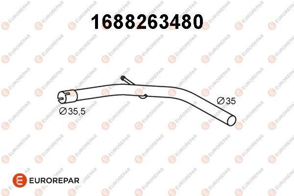 Eurorepar 1688263480 Exhaust pipe 1688263480: Buy near me at 2407.PL in Poland at an Affordable price!