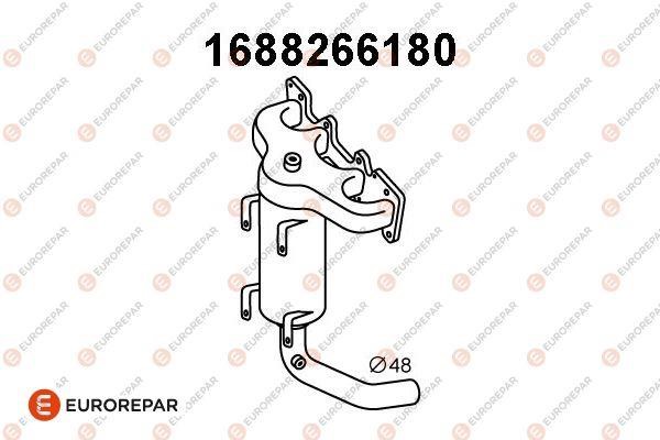 Eurorepar 1688266180 Manifold Catalytic Converter 1688266180: Buy near me at 2407.PL in Poland at an Affordable price!