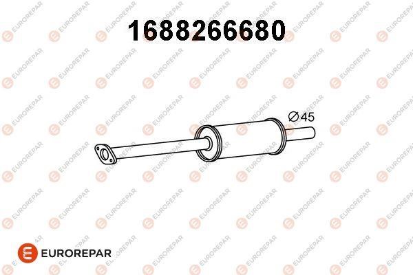 Eurorepar 1688266680 Central silencer 1688266680: Buy near me at 2407.PL in Poland at an Affordable price!