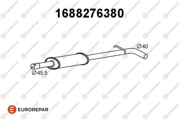 Eurorepar 1688276380 Central silencer 1688276380: Buy near me in Poland at 2407.PL - Good price!