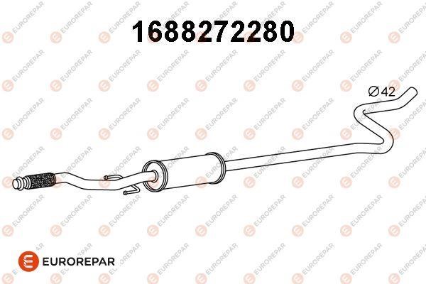 Eurorepar 1688272280 Central silencer 1688272280: Buy near me at 2407.PL in Poland at an Affordable price!