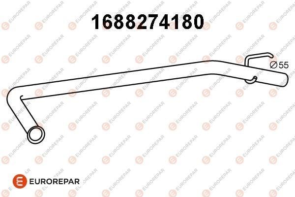 Eurorepar 1688274180 Выхлопная труба 1688274180: Отличная цена - Купить в Польше на 2407.PL!