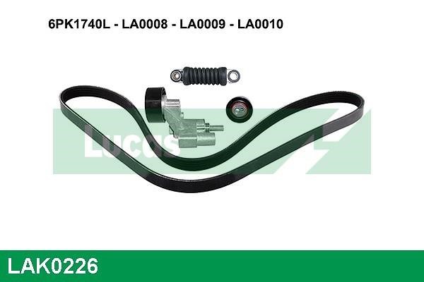 TRW LAK0226 Комплект ремня генератора LAK0226: Отличная цена - Купить в Польше на 2407.PL!