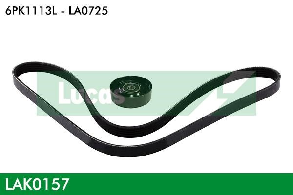 Lucas diesel LAK0157 Drive belt kit LAK0157: Buy near me in Poland at 2407.PL - Good price!