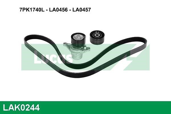 Lucas Electrical LAK0244 Ремінь поліклиновий, комплект LAK0244: Приваблива ціна - Купити у Польщі на 2407.PL!