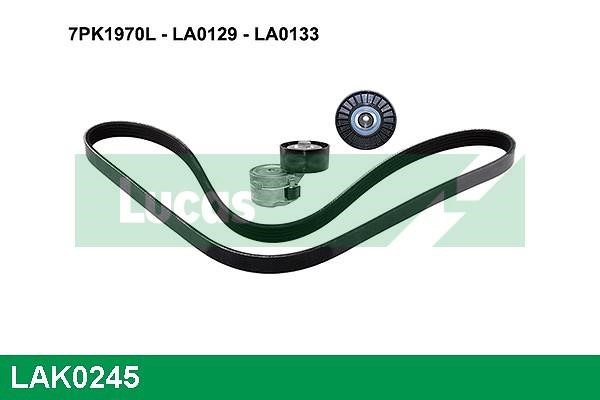 Lucas diesel LAK0245 Drive belt kit LAK0245: Buy near me in Poland at 2407.PL - Good price!