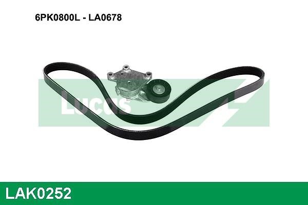 Lucas Electrical LAK0252 Drive belt kit LAK0252: Buy near me in Poland at 2407.PL - Good price!