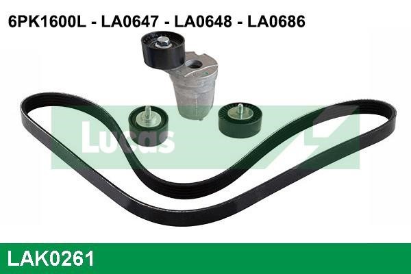 Lucas Electrical LAK0261 Lichtmaschine Riemen Set LAK0261: Kaufen Sie zu einem guten Preis in Polen bei 2407.PL!