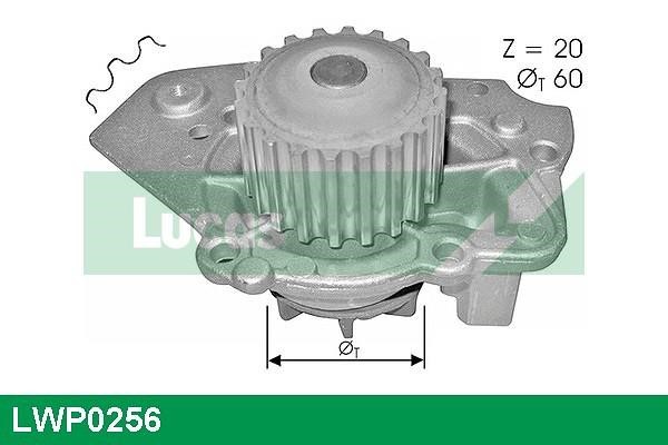 TRW LWP0256 Помпа водяна LWP0256: Приваблива ціна - Купити у Польщі на 2407.PL!