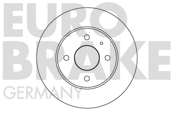 Eurobrake 5815201005 Unventilated front brake disc 5815201005: Buy near me in Poland at 2407.PL - Good price!