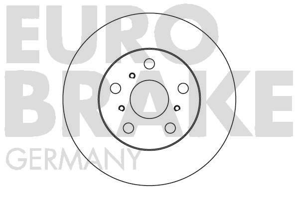 Eurobrake 5815204516 Wentylowana przednia tarcza hamulcowa 5815204516: Atrakcyjna cena w Polsce na 2407.PL - Zamów teraz!