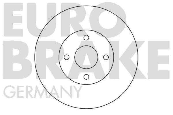 Eurobrake 5815202578 Wentylowana przednia tarcza hamulcowa 5815202578: Dobra cena w Polsce na 2407.PL - Kup Teraz!