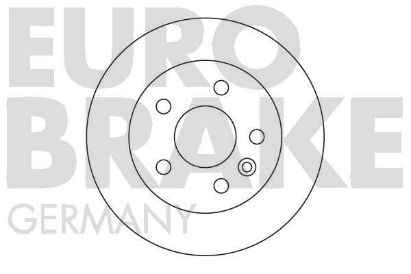 Eurobrake 5815204731 Niewentylowana przednia tarcza hamulcowa 5815204731: Dobra cena w Polsce na 2407.PL - Kup Teraz!