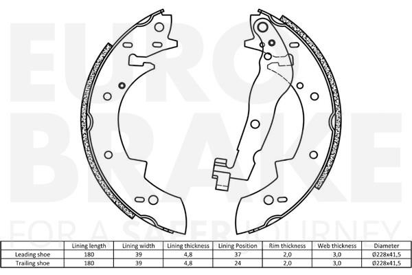 Купить Eurobrake 58492799307 по низкой цене в Польше!