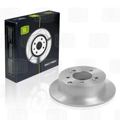 Trialli DF 073310 Тормозной диск задний невентилируемый DF073310: Отличная цена - Купить в Польше на 2407.PL!