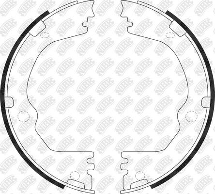 NiBK FN0691 Колодки тормозные стояночного тормоза FN0691: Отличная цена - Купить в Польше на 2407.PL!