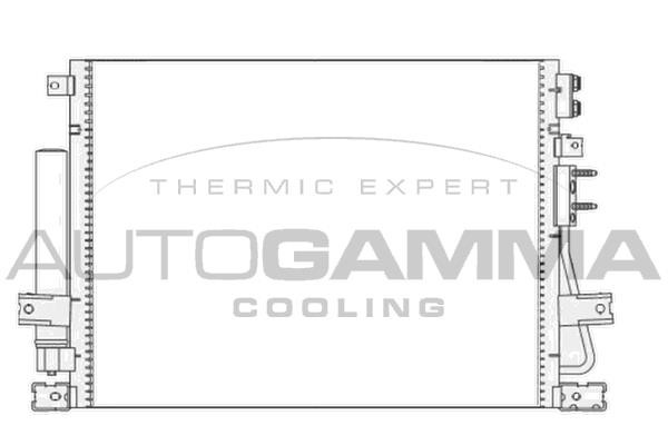 Autogamma 107606 Cooler Module 107606: Buy near me in Poland at 2407.PL - Good price!