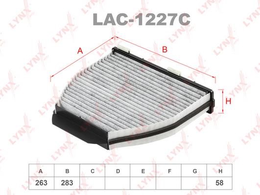 LYNXauto LAC-1227C Activated Carbon Cabin Filter LAC1227C: Buy near me in Poland at 2407.PL - Good price!