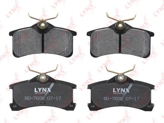 LYNXauto BD-7608 Rear disc brake pads, set BD7608: Buy near me in Poland at 2407.PL - Good price!