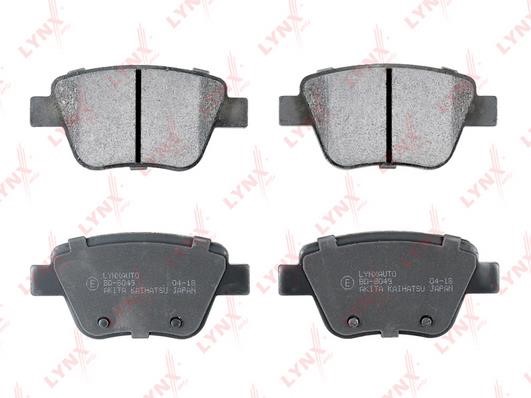 LYNXauto BD-8049 Rear disc brake pads, set BD8049: Buy near me at 2407.PL in Poland at an Affordable price!