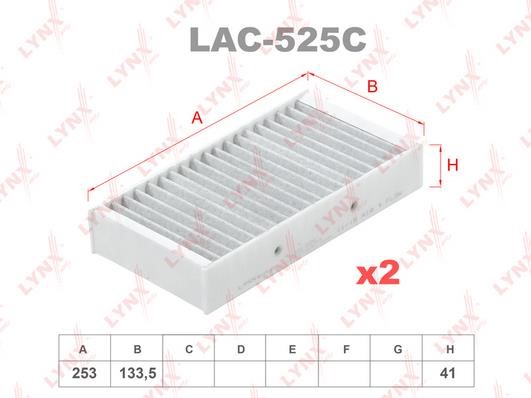 LYNXauto LAC-525C Filter, Innenraumluft LAC525C: Kaufen Sie zu einem guten Preis in Polen bei 2407.PL!