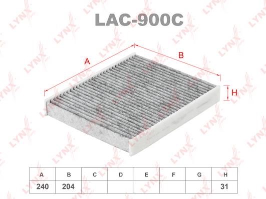 LYNXauto LAC-900C Filter, Innenraumluft LAC900C: Kaufen Sie zu einem guten Preis in Polen bei 2407.PL!