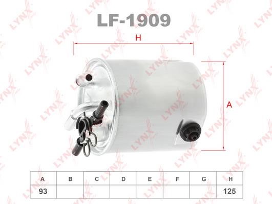 LYNXauto LF-1909 Fuel filter LF1909: Buy near me in Poland at 2407.PL - Good price!