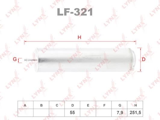 LYNXauto LF-321 Топливный фильтр LF321: Отличная цена - Купить в Польше на 2407.PL!