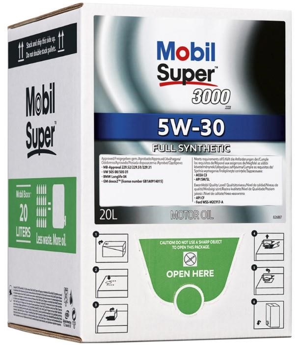 Olej silnikowy Mobil Super 3000 XE 5W-30, 20L Mobil 153736