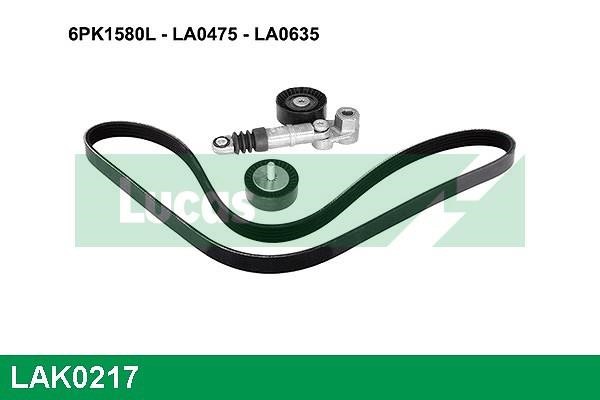 Lucas Electrical LAK0217 Drive belt kit LAK0217: Buy near me in Poland at 2407.PL - Good price!