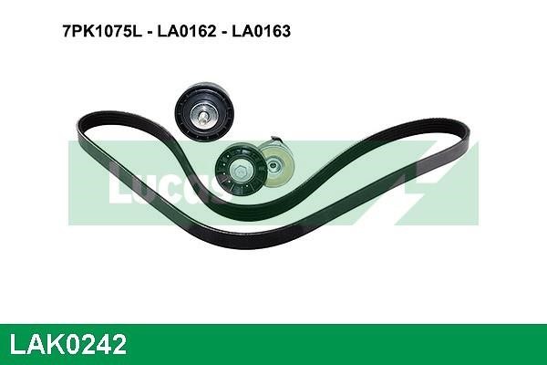 Lucas Electrical LAK0242 Zestaw paska klinowego wielorowkowego LAK0242: Dobra cena w Polsce na 2407.PL - Kup Teraz!
