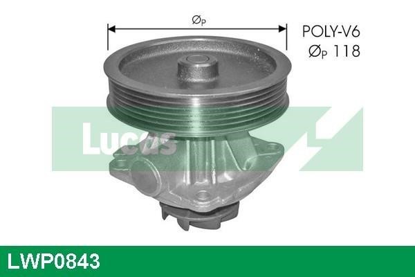 Lucas diesel LWP0843 Pompa wodna LWP0843: Dobra cena w Polsce na 2407.PL - Kup Teraz!