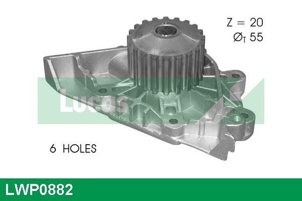 Lucas Electrical LWP0882 Water pump LWP0882: Buy near me in Poland at 2407.PL - Good price!