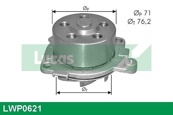 Lucas diesel LWP0621 Water pump LWP0621: Buy near me at 2407.PL in Poland at an Affordable price!