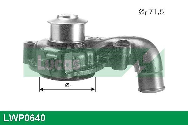 Lucas diesel LWP0640 Помпа водяная LWP0640: Отличная цена - Купить в Польше на 2407.PL!