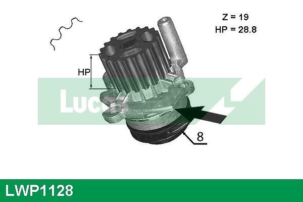 Lucas diesel LWP1128 Pompa wodna LWP1128: Dobra cena w Polsce na 2407.PL - Kup Teraz!
