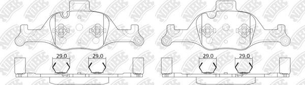 NiBK PN0755 Brake Pad Set, disc brake PN0755: Buy near me in Poland at 2407.PL - Good price!