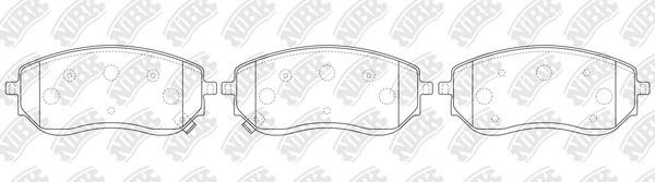 NiBK PN0760 Тормозные колодки дисковые, комплект PN0760: Отличная цена - Купить в Польше на 2407.PL!