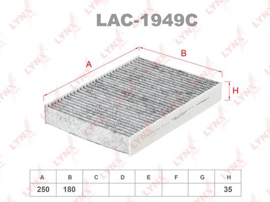 LYNXauto LAC-1949C Filter, Innenraumluft LAC1949C: Kaufen Sie zu einem guten Preis in Polen bei 2407.PL!