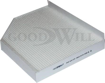 Goodwill AG 431/1 CF Filter, interior air AG4311CF: Buy near me in Poland at 2407.PL - Good price!