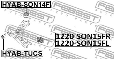 Купить Febest 1220-SON15FL по низкой цене в Польше!