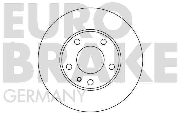 Eurobrake 5815201511 Brake disc 5815201511: Buy near me in Poland at 2407.PL - Good price!